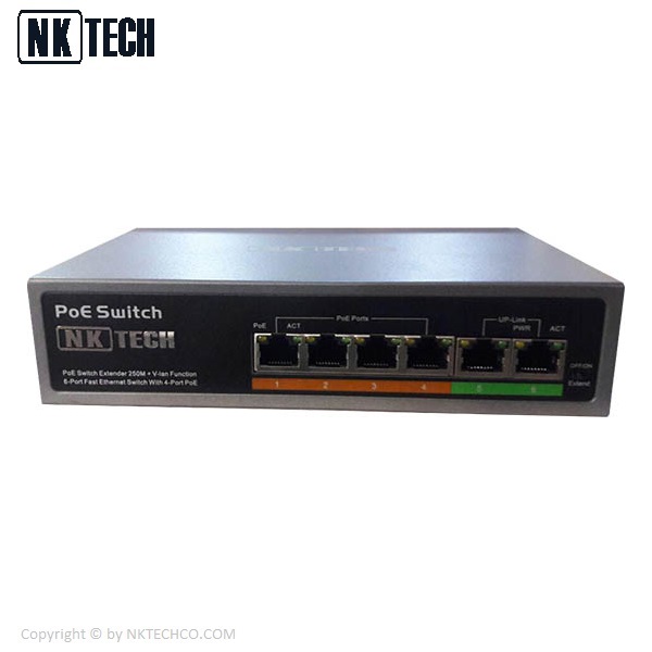 سوئیچ شبکه انکاتک POE مدل PSE604EX-4P