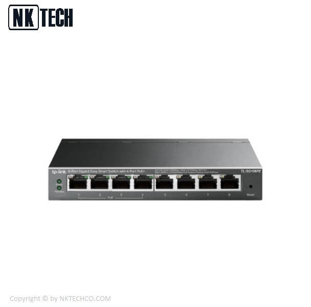 سوئیچ شبکه تی پی لینک مدل TL-SG108PE V3