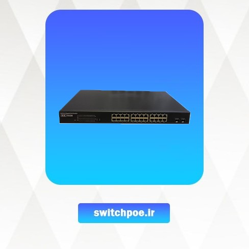 سوئیچ شبکه PSE2624GSR 24P-2 POE