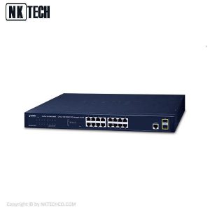 سوئیچ شبکه پلنت مدل GS-4210-16T2S