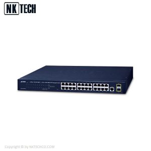 سوئیچ شبکه پلنت مدل GS-4210-24T2S