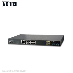 سوئیچ شبکه پلنت مدل GS-5220-16T4S2XR