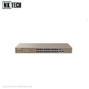 سوئیچ شبکه PoE تندا مدل TEF1126P-24-410W