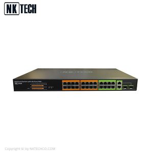 سوئیچ شبکه PoE انکاتک مدل NKTECH PS2616GSR