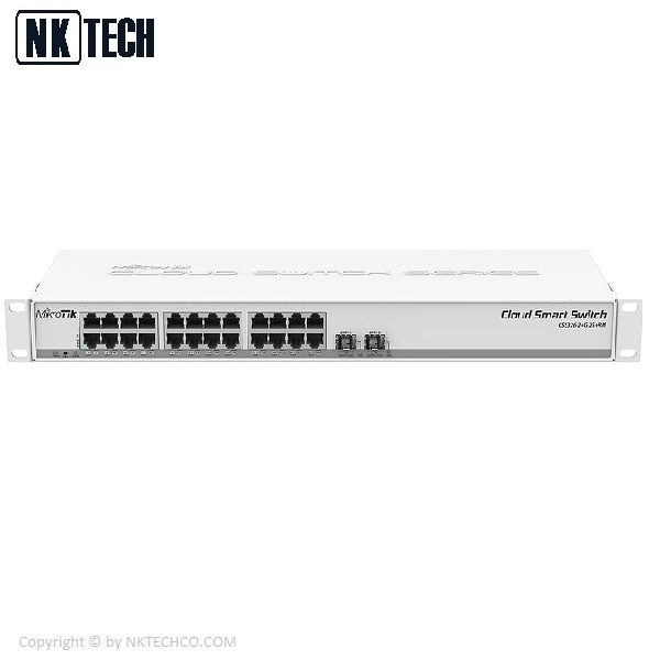 سوئیچ شبکه مدیریتی میکروتیکCSS326-24G-2S-RM