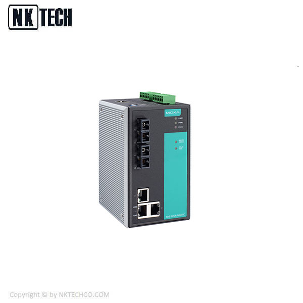 سوئیچ شبکه صنعتی مدیریتی موگزا 5 پورت EDS-505A