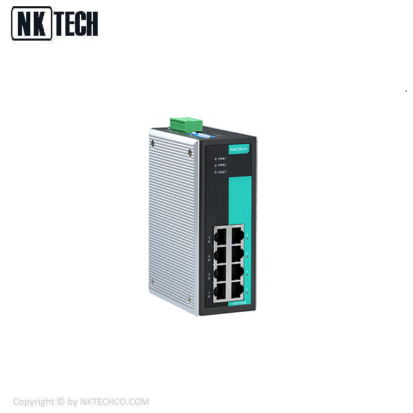سوئیچ شبکه صنعتی موگزا 8 پورت EDS-G308-T