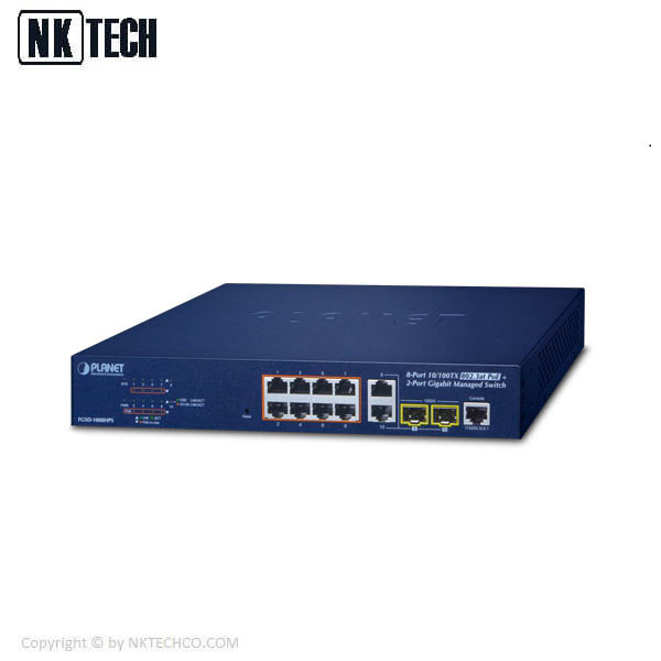 سوئیچ شبکه پلنت مدل FGSD-1008HPS