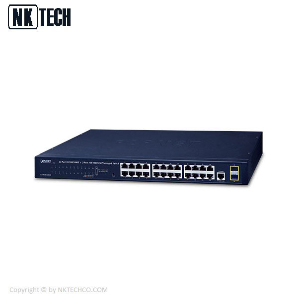 سوئیچ شبکه پلنت مدل GS-4210-24T2S