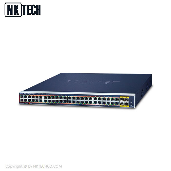 سوئیچ شبکه پلنت مدل GS-4210-48P4S