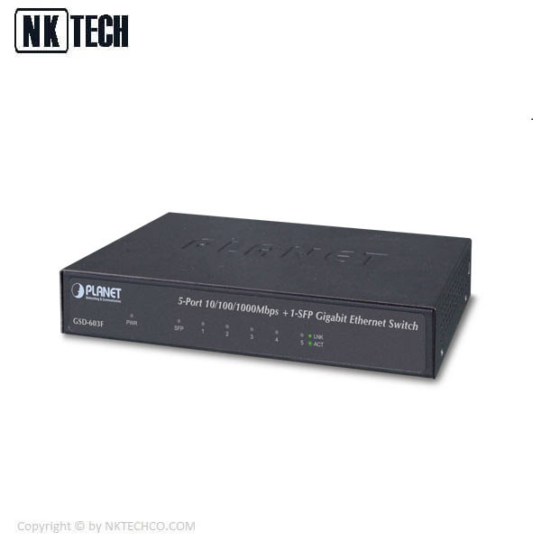 سوئیچ شبکه پلنت مدل GSD-603F