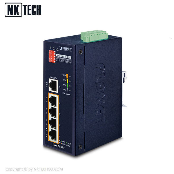 سوئیچ شبکه پلنت مدل ISW-504PT