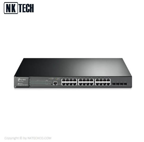 سوئیچ شبکه تی پی لینک T2600G-28MPS (TL-SG3424P) V4