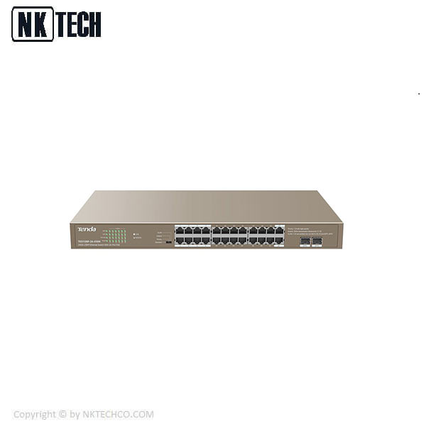 سوئیچ شبکه PoE تندا مدل TEG1126P-24-410W