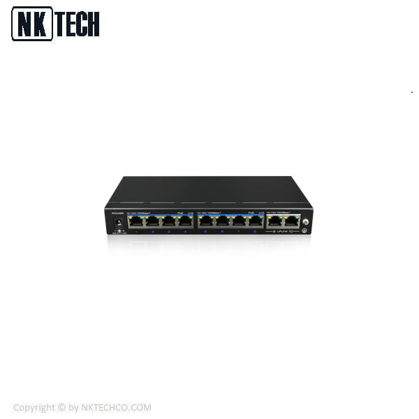 سوئیچ اترنت ۸ پورت PoE یوتپو UTP3-GSW0802-TP120