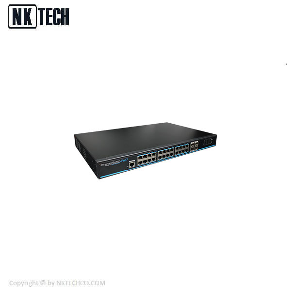 سوئیچ 24 پورت PoE یوتپو UTP3-GSW2404S-MTP250