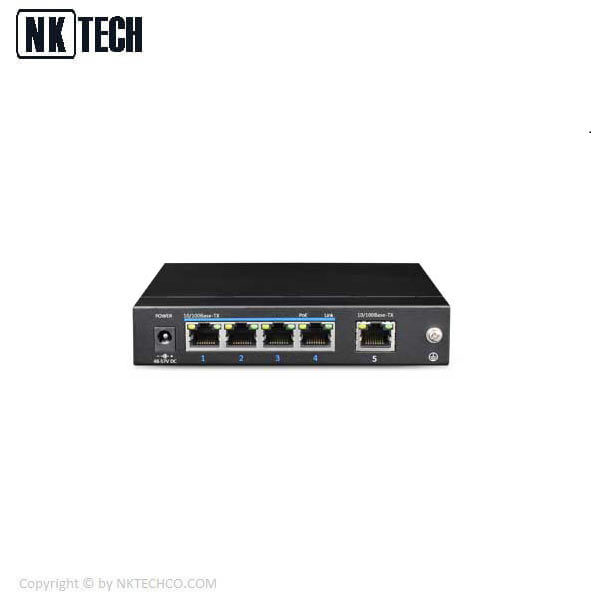 سوئیچ اترنت 4 پورت PoE یوتپو UTP3-SW0401-TP60