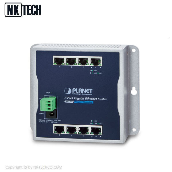 سوئیچ شبکه پلنت مدل WGS-803