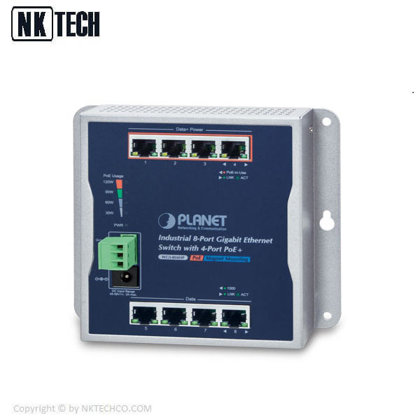 سوئیچ شبکه پلنت مدل WGS-804HP