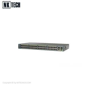 سوئیچ شبکه سیسکو مدل (WS-C2960-48PST-S (USED