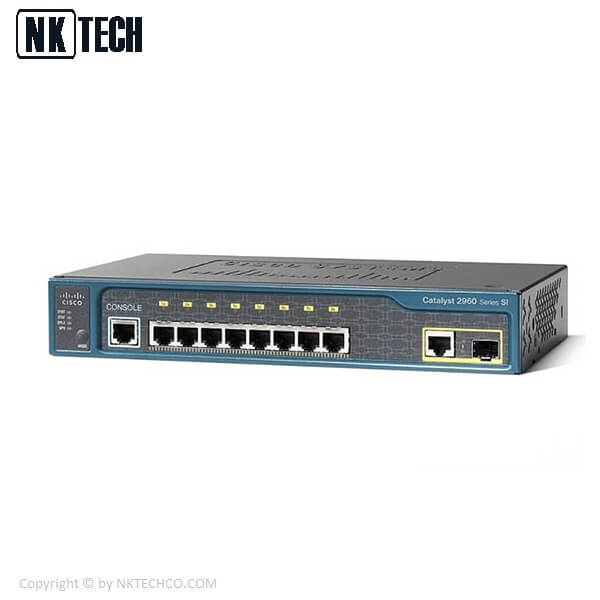سوئیچ شبکه سیسکو مدل (WS-C2960-8TC-S (USED