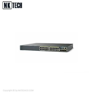 سوئیچ شبکه سیسکو مدل (WS-C2960S-F24PS-L (USED