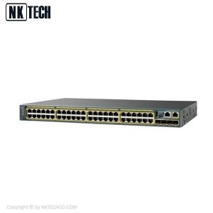 سوئیچ شبکه سیسکو مدل (WS-C2960S-F48TS-L (USED