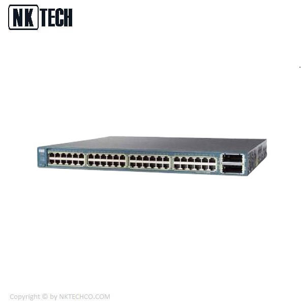 سوئیچ شبکه سیسکو مدل (WS-C3560E-48PD-EF (USED