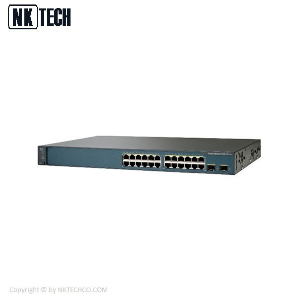 سوئیچ شبکه سیسکو مدل (WS-C3560V2-24TS-SD (USED