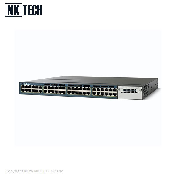 سوئیچ شبکه سیسکو مدل (WS-C3560X-48U-E (USED
