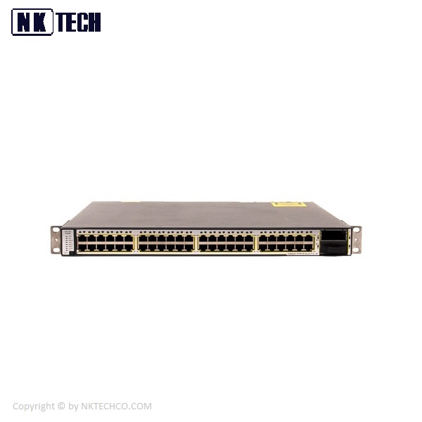 سوئیچ شبکه سیسکو مدل(WS-C3750E-48TD-E (USED