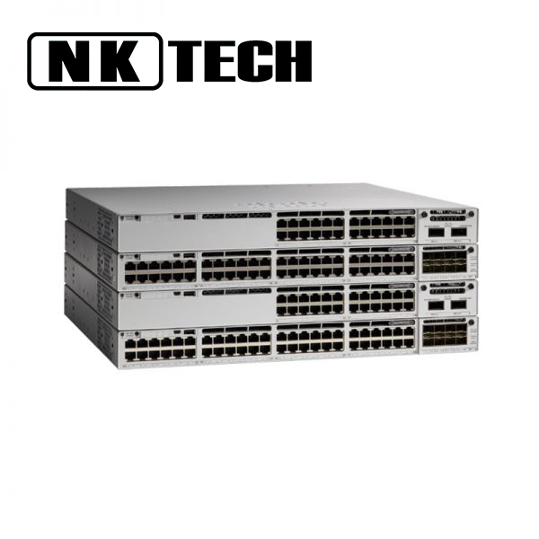 سوئیچ شبکه سیسکو مدل Cisco C9300L-48PF-4X-A