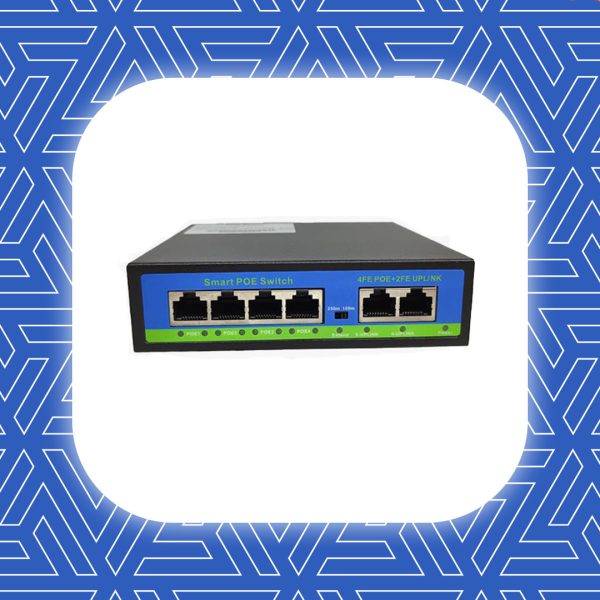 سوئیچ شبکه 4 پورت POE 100 سری اتلانتیک مدل NK6042FE