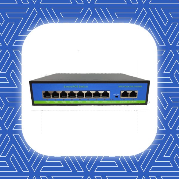 سوئیچ شبکه 8 پورت 100 POE سری اتلانتیک مدل NK6082FG