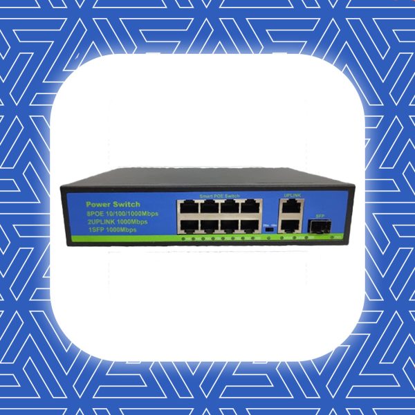 سوئیچ شبکه 8 پورت POE 1000 سری اتلانتیک مدل NK6083FG