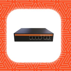 سوئیچ شبکه 4 پورت 1000 POE سری بلک مارینا مدل NK7042-G