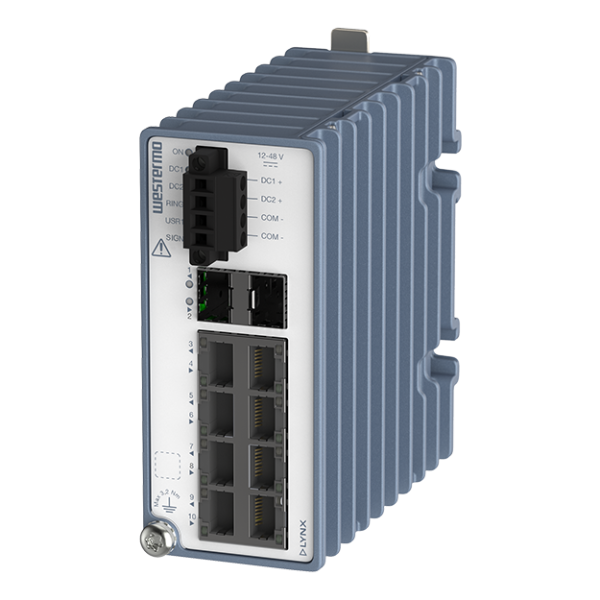 سوییچ صنعتی مدیریتی لایه ۲ Westermo Lynx-3310-F2G-T8-LV