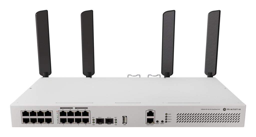 سوئیچ MikroTik CRS418-8P-8G-2S+5axQ2axQ-RM