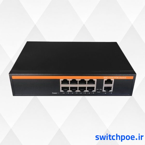سوئیچ شبکه 8 پورت 1000 POE سری بلک مارینا مدل NK7082-G