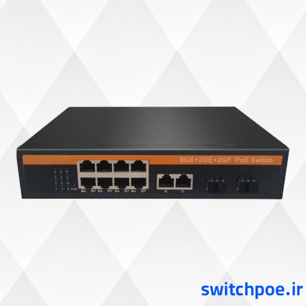سوئیچ شبکه 8 پورت 1000 POE سری بلک مارینا مدل NK7084-GS