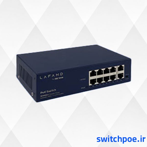 سوییچ شبکه PoE لافند مدل NK9008EX